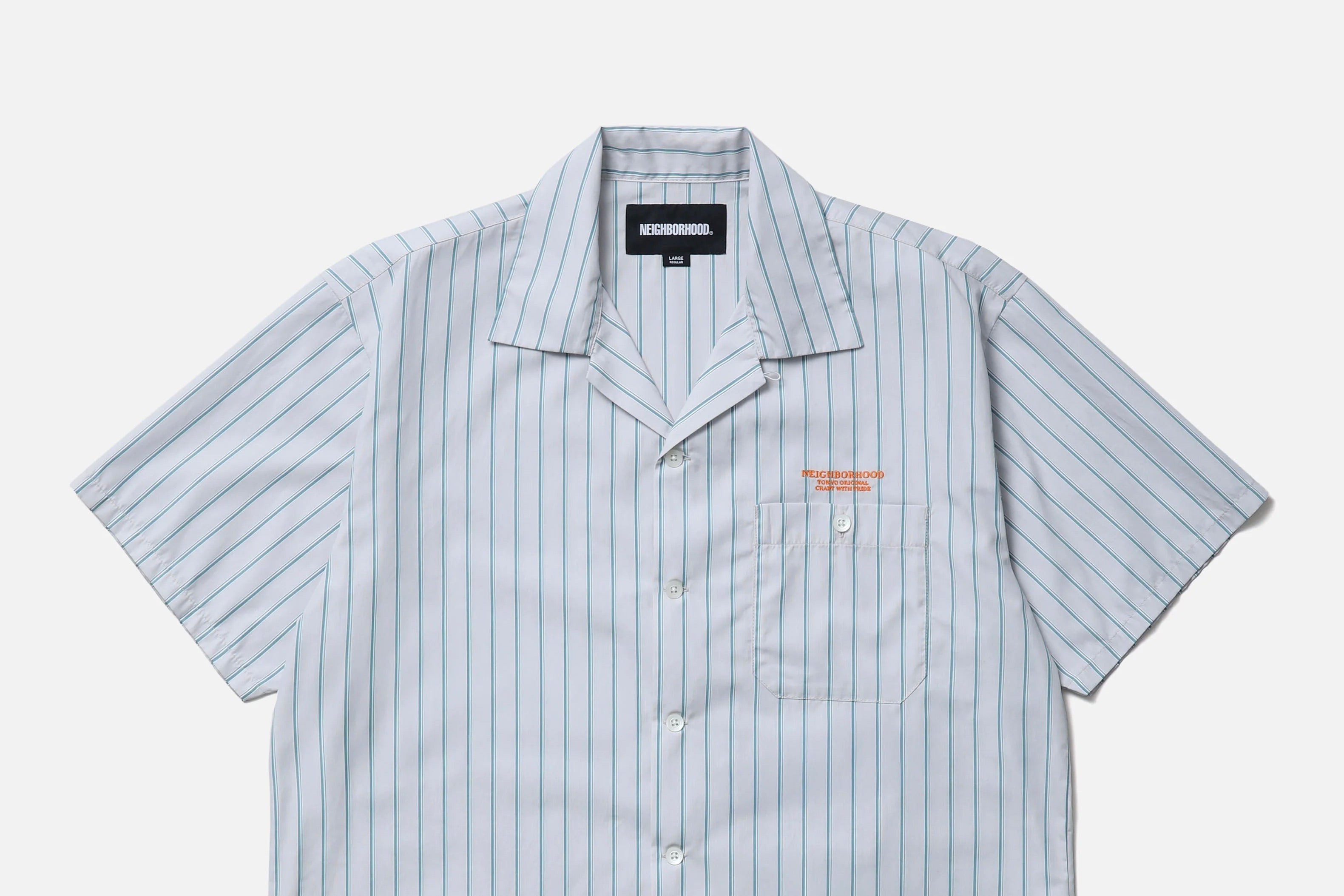 25SS NEIGHBORHOOD STRIPE WORK SHIRT サイズM NEIGHBORHOOD / STRIPE WORK SHIRT SS – web-inter