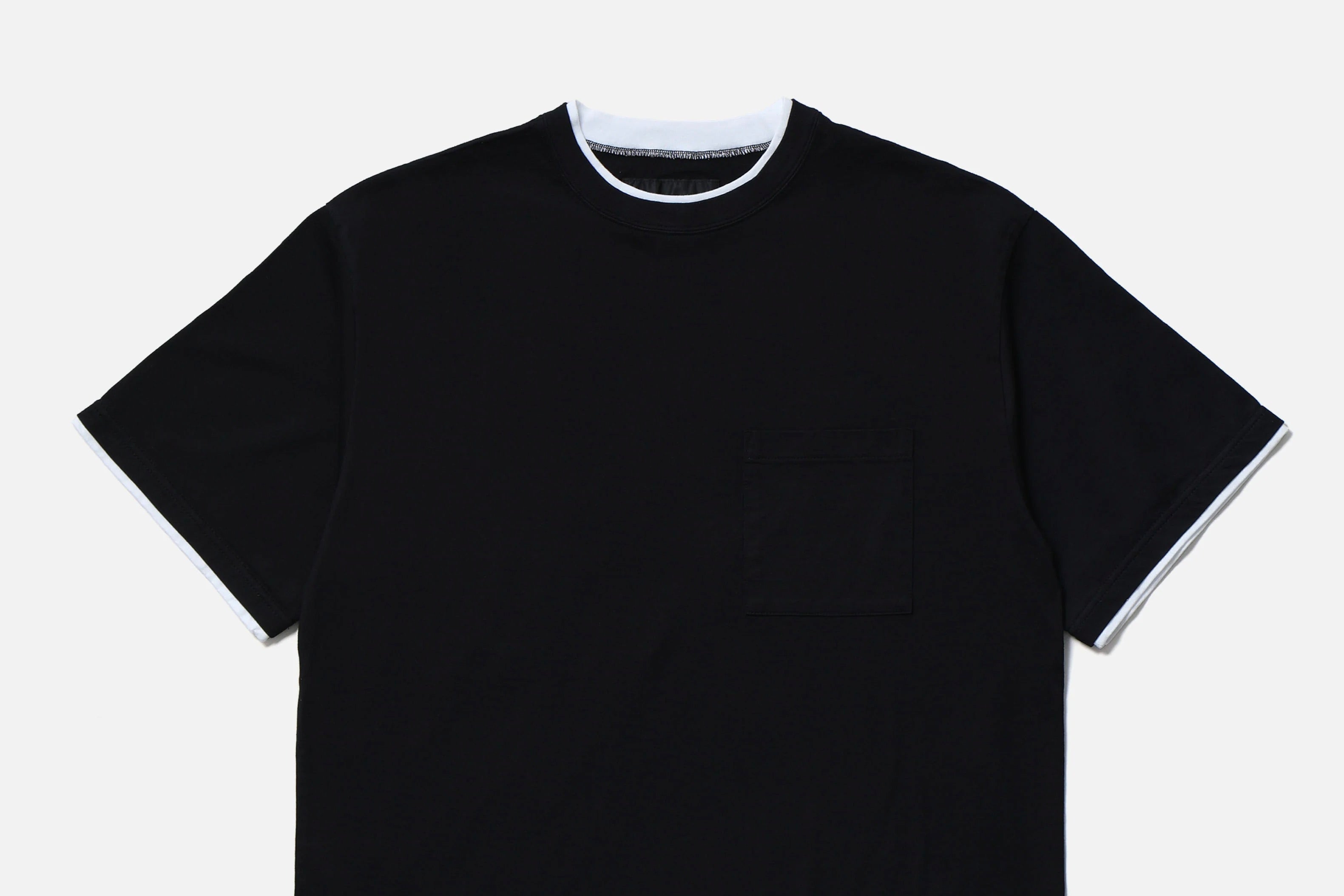 NEIGHBORHOOD / BW . LAYERED TRIM CREWNECK SS – web-inter