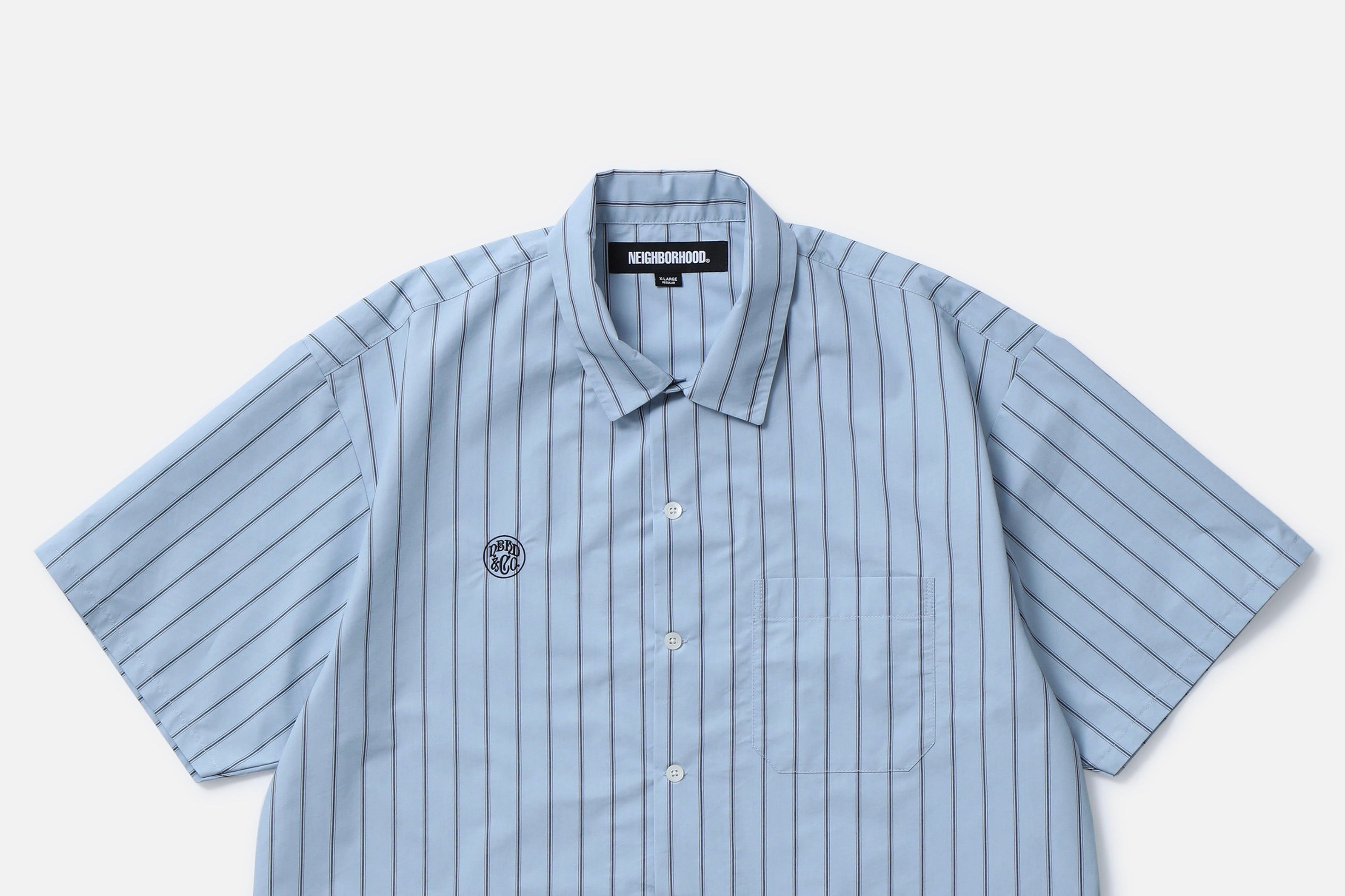 NEIGHBORHOOD / STRIPE WORK SHIRT SS – web-inter