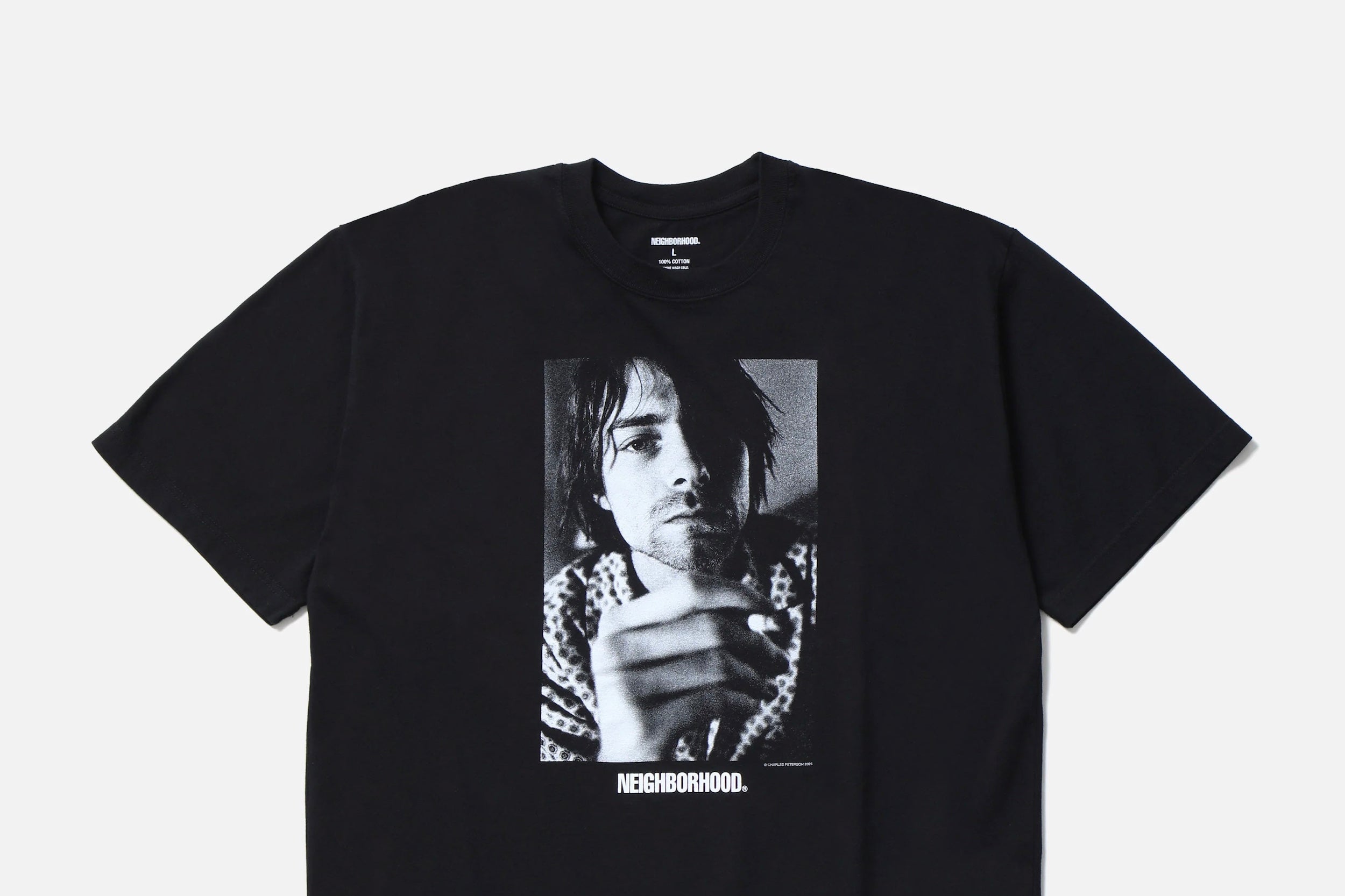 サイズM NEIGHBORHOOD CHARLES PETERSON 黒 NEIGHBORHOOD / NH X CHARLES PETERSON . TEE SS-4 – web-inter