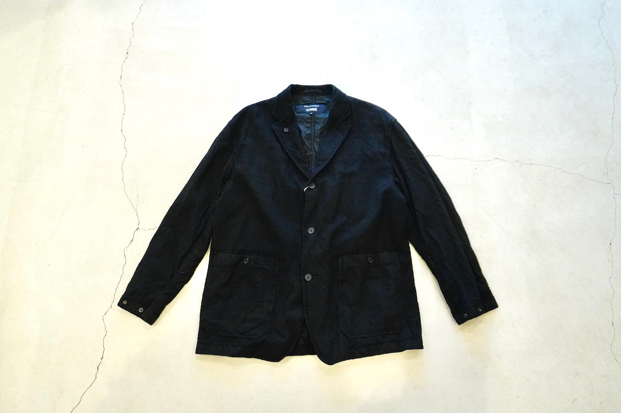 COMME des GARCONS HOMME / ウールサージ製品縮絨 3Bジャケット – web