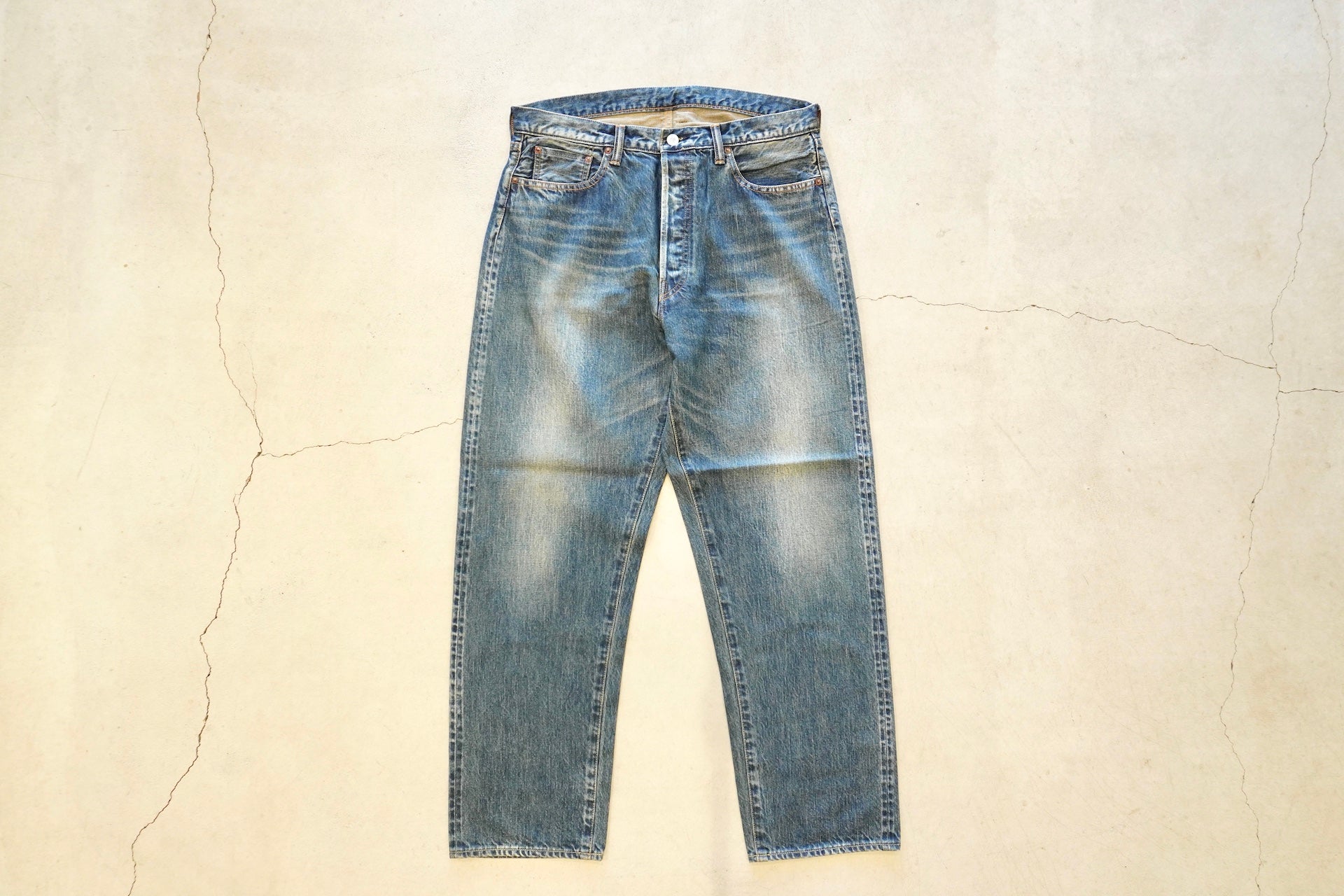 A.PRESSE Washed Denim Wide Pants 32インチ A.PRESSE / Washed Denim Wide Pants - IMA:ZINEオンライン