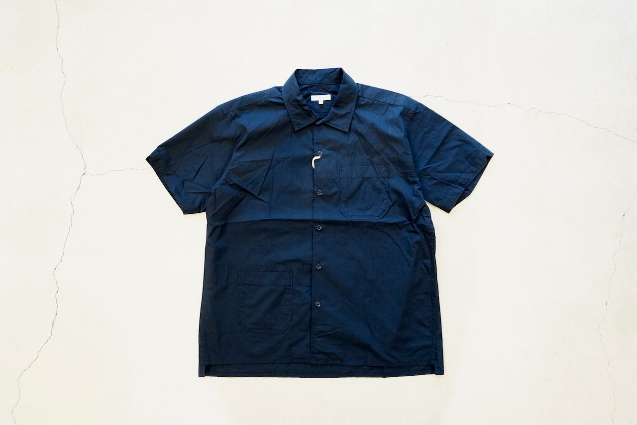 25ss ENGINEERED GARMENTS CAMP SHIRT 半袖　M Engineered Garments CAMP SHIRT(M BLACK/NAT): トップス｜URBAN