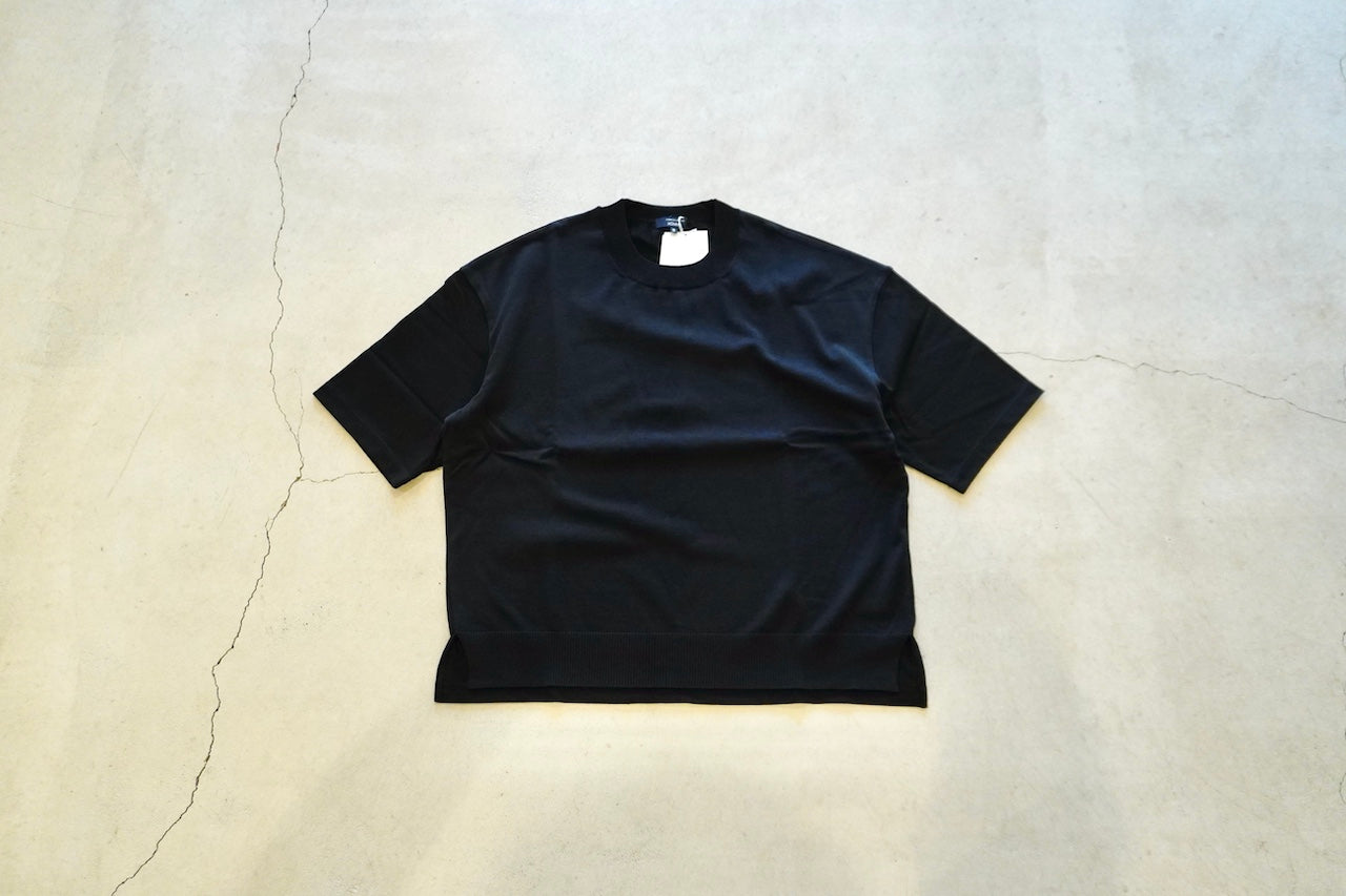 トップス COMME des GARCONS HOMME docking shirt COMME des GARCONS HOMME / KNIT-DOCKING COTTON T-SHIRTS – web-inter