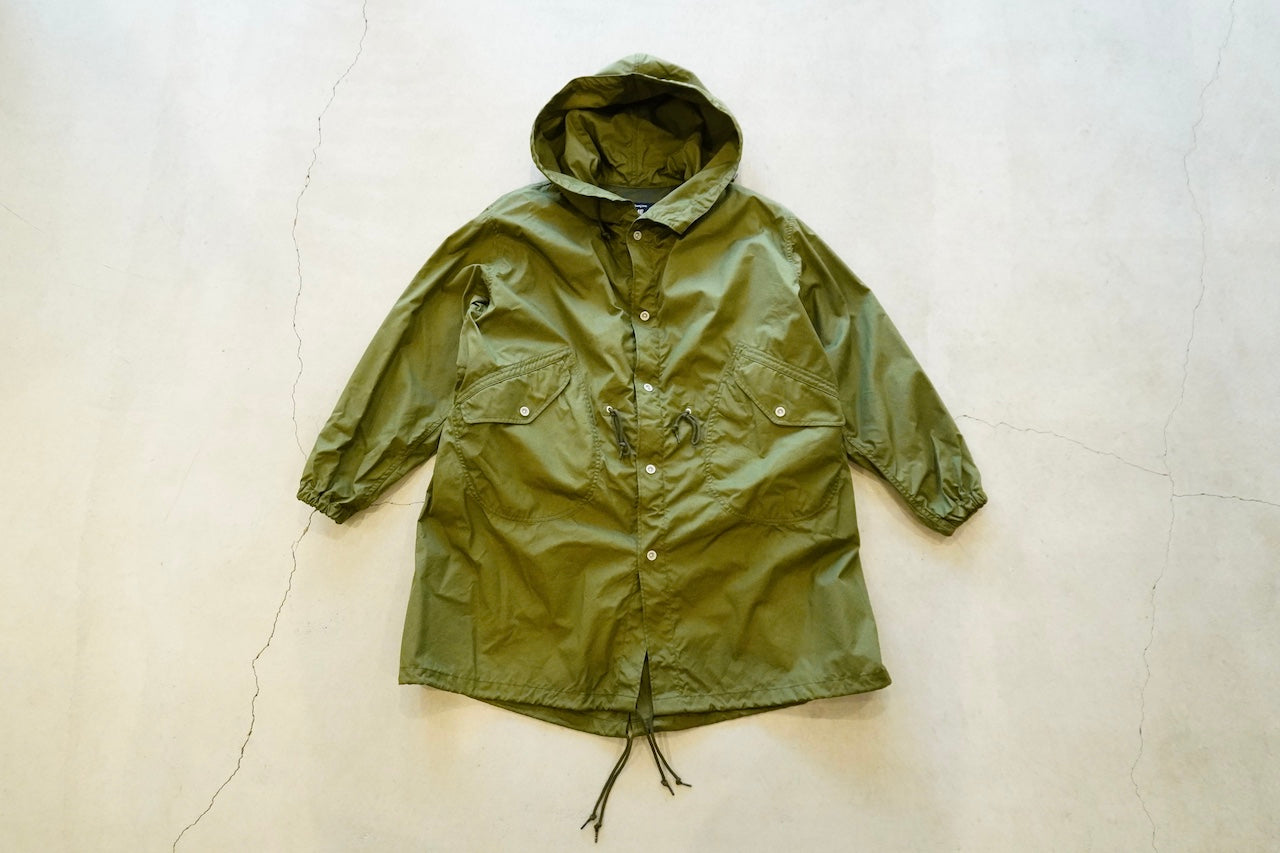 コムデギャルソン　モッズコート COMME des GARCONS HOMME / 綿ナイロンウェザー×ナイロンツイル 製品洗