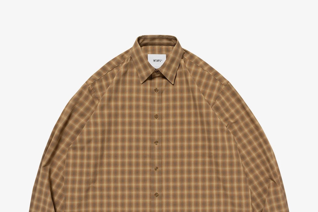 WTAPS / TXT 01 / LS / POLY. BROADCLOTH. TEXTILE. OF – web-inter