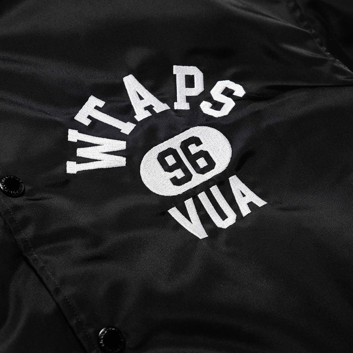 WTAPS TEAM JACKET ナイロンジャケット スタジャン Wtaps TEAM / JACKET / NYLON. TWILL Black（WTAPS Team