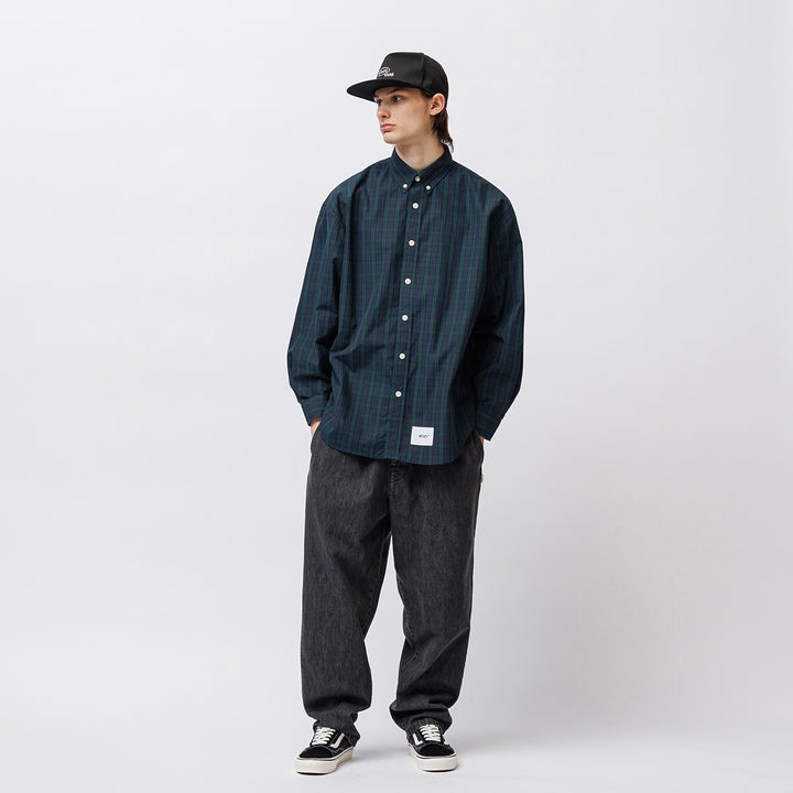【22AW 極美品】WTAPS BD 02/LS/CTPL．BROADCLOTH WTAPS|ダブルタップス】BD 02 / LS / CTPL. BROADCLOTH. TEXTILE