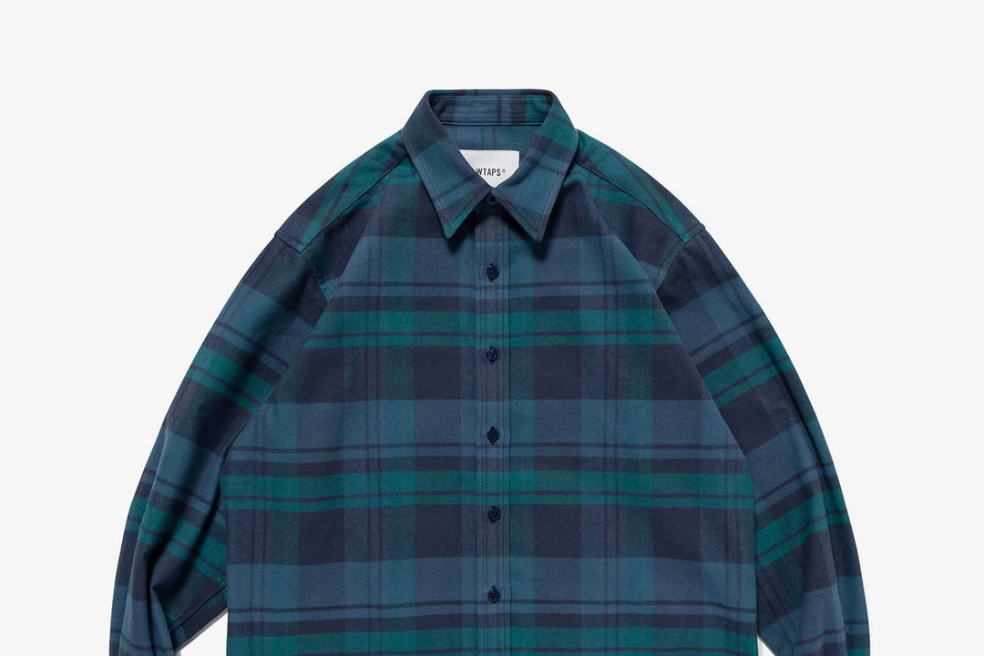 WTAPS / TXT 01 / LS / COTTON. FLANNEL. TEXTILE – web-inter