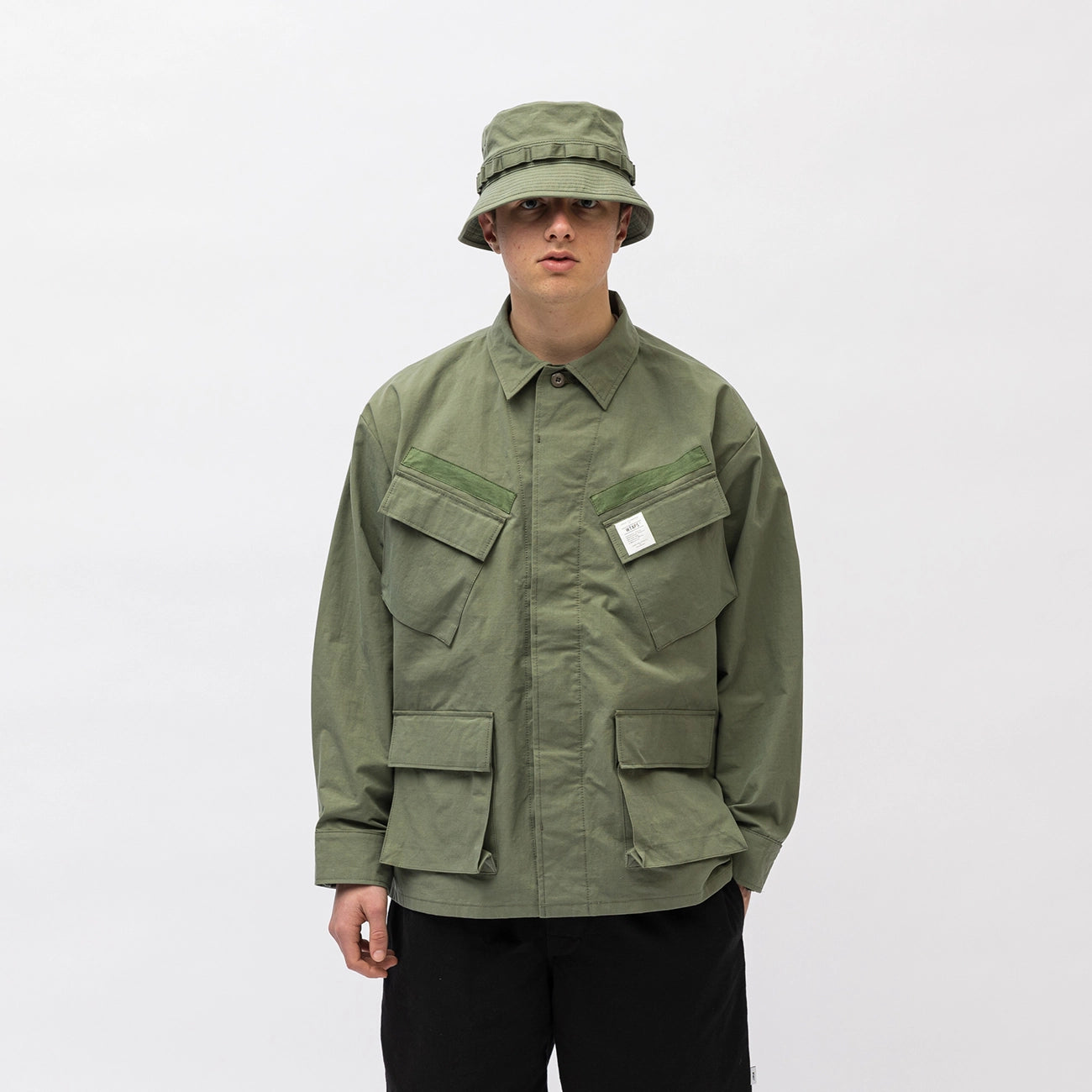 ヴィンテージ復刻 新品 23SS WTAPS JUNGLE 02 LS NYCO. RIPSTOP