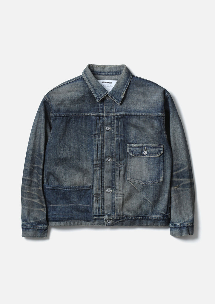 ジャケット・アウター neighborhood savage denim coverall NEIGHBORHOOD|ネイバーフッド SAVAGE DENIM TYPE-1 JACKET 正規