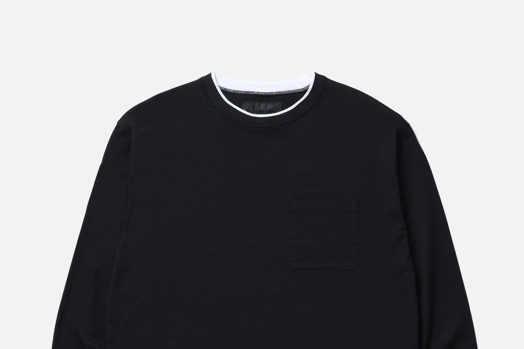 NEIGHBORHOOD / BW . LAYERED TRIM CREWNECK LS – web-inter