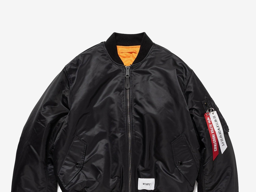 WTAPS / MA-1 CORE SPEC / JACKET / NYLON. TWILL. ALPHA INDUSTRIES