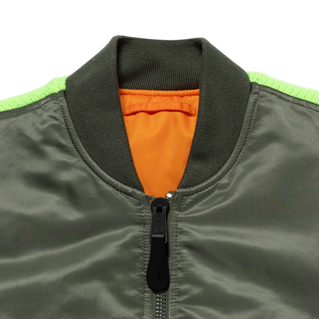 WTAPS / MA-1 CORE SPEC / JACKET / NYLON. TWILL. ALPHA INDUSTRIES