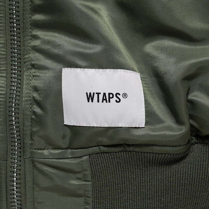 WTAPS / MA-1 CORE SPEC / JACKET / NYLON. TWILL. ALPHA INDUSTRIES