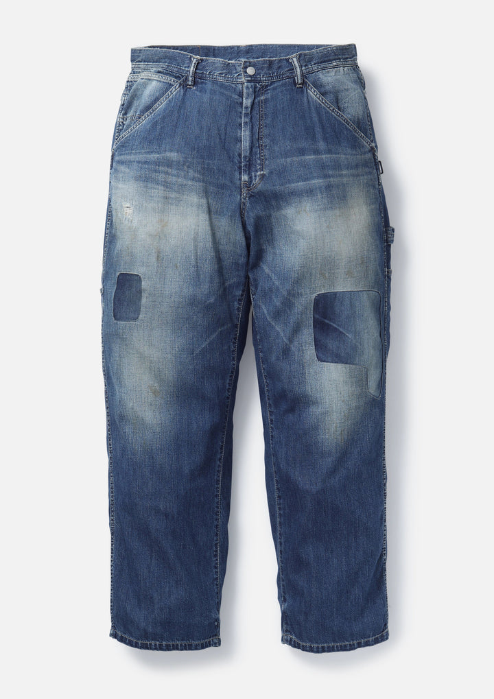 NEIGHBORHOODデニムペインターパンツ NEIGHBORHOOD 'HARBOR.PAINTER / 12OZ-PT'加工ペインターパンツ