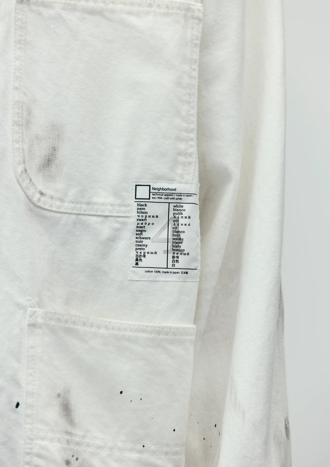 NEIGHBORHOOD / BW . WASHED COVERALL JACKET – web-inter