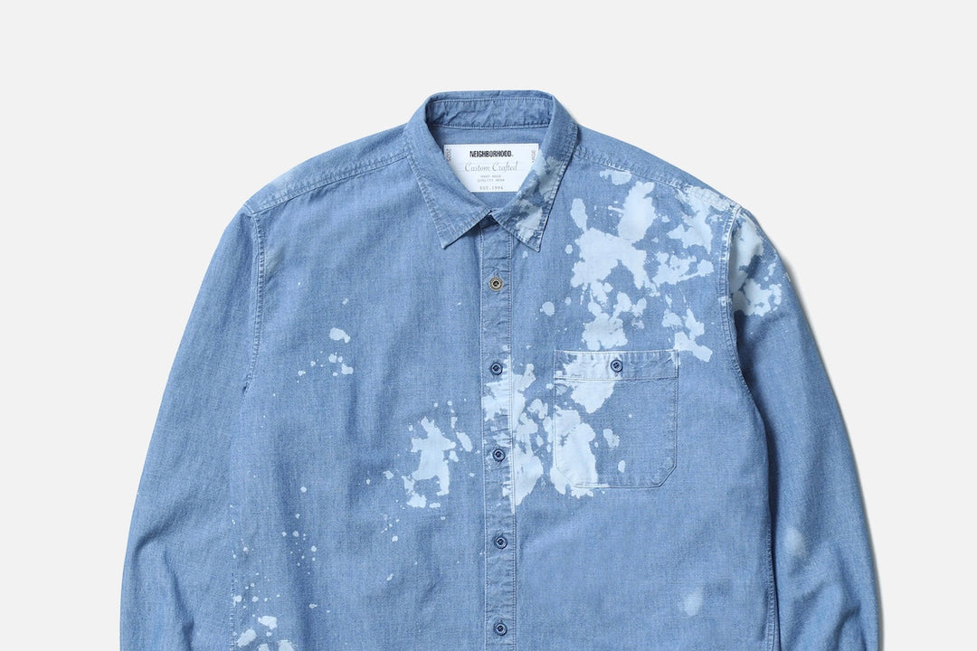 NEIGHBORHOOD シャンブレーシャツ Lサイズ NEIGHBORHOOD / GARMENT