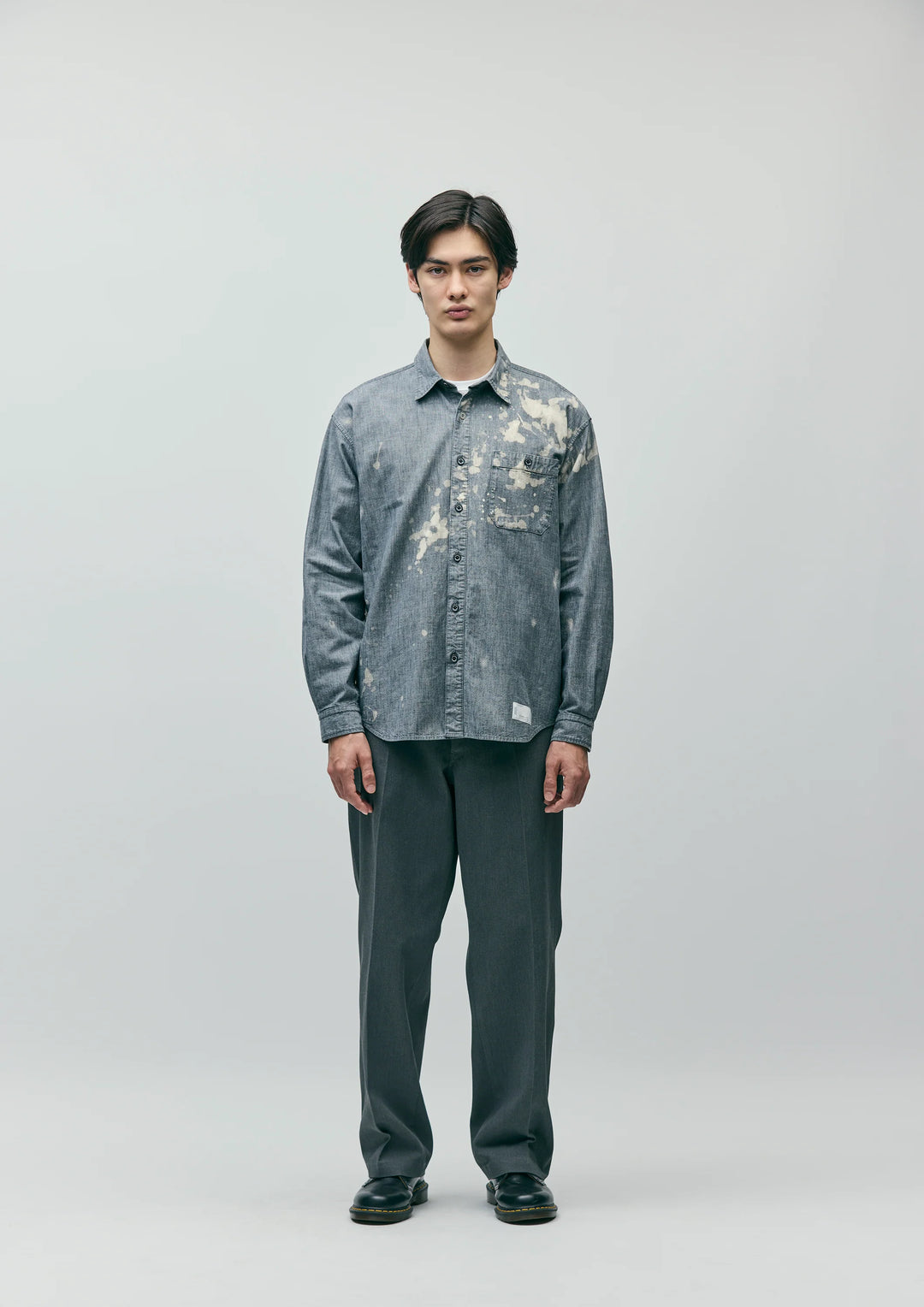 ボアレッド村長さん専用　ブリーチ NEIGHBORHOOD / GARMENT BLEACH CHAMBRAY SHIRT LS – web-inter