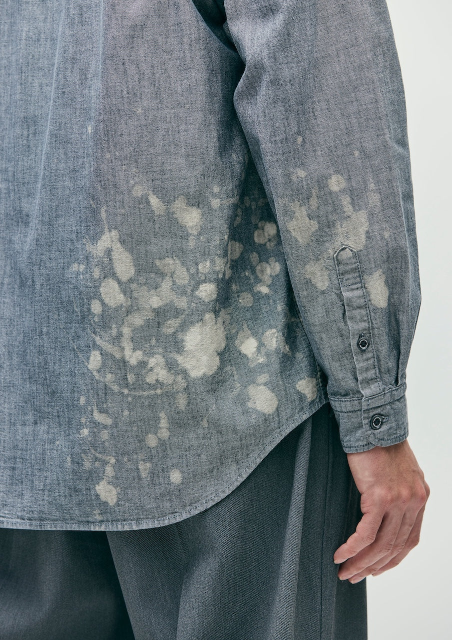 NEIGHBORHOOD / GARMENT BLEACH CHAMBRAY SHIRT LS – web-inter