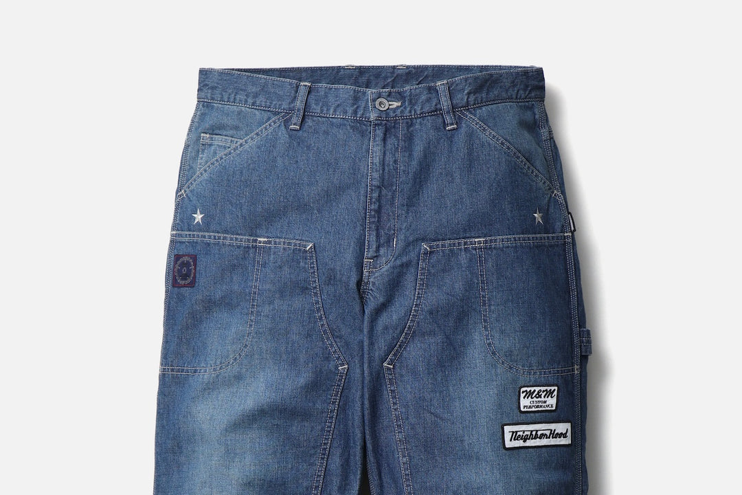 NEIGHBORHOOD / NH X M&M . WASHED DENIM PAINTER PANTS – web-inter