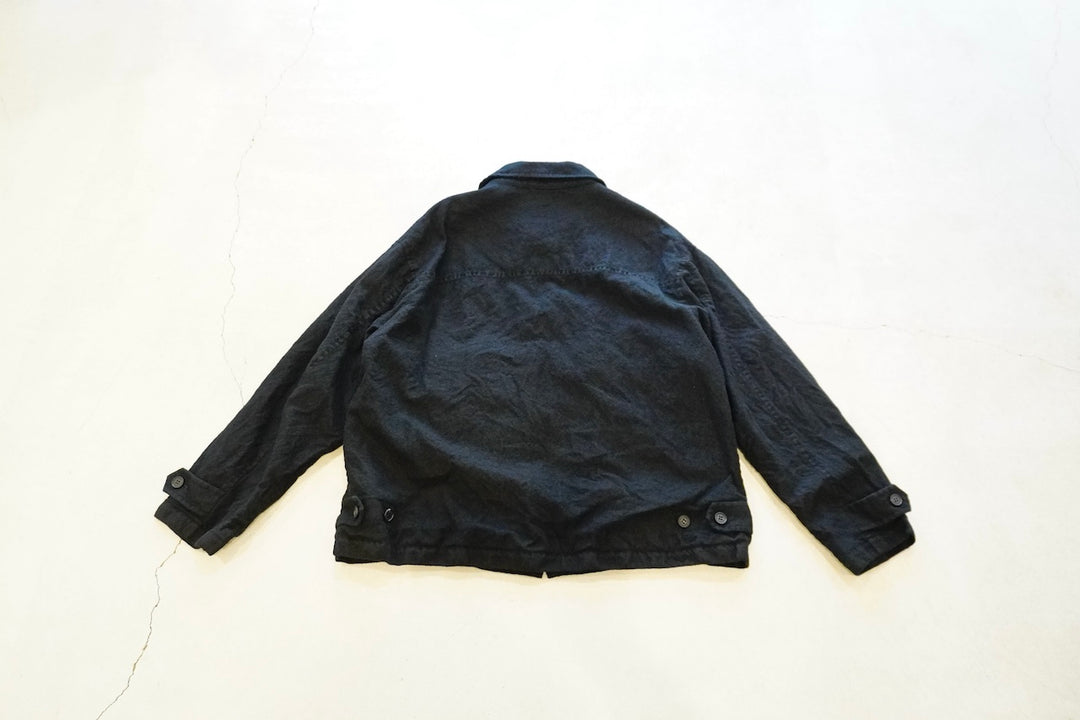 COMME des GARCONS HOMME / ウールサージ製品縮絨 ジップアップ