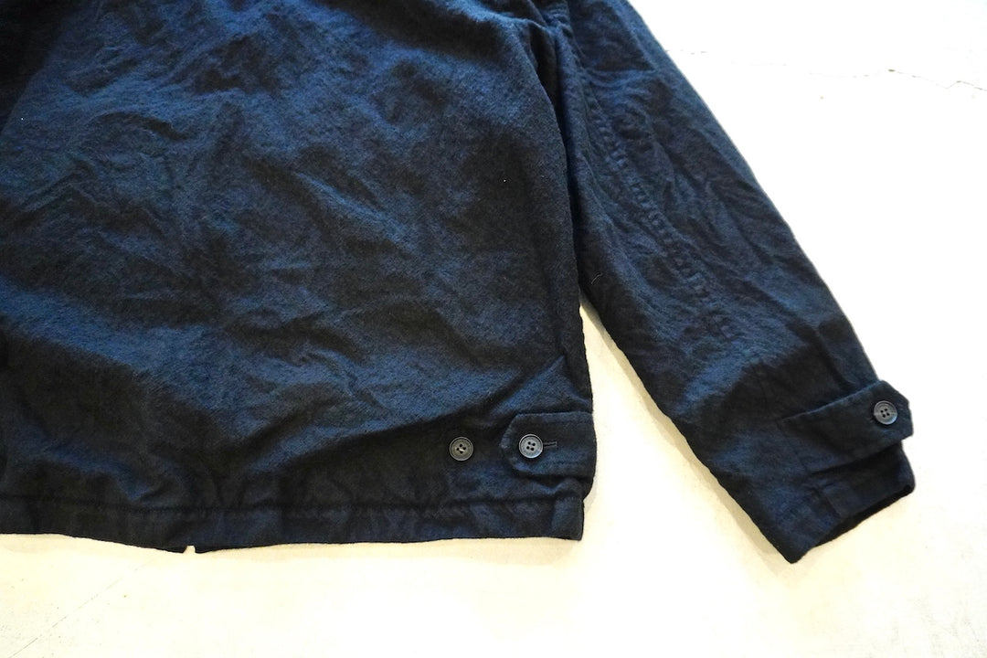 COMME des GARCONS HOMME / ウールサージ製品縮絨 ジップアップ