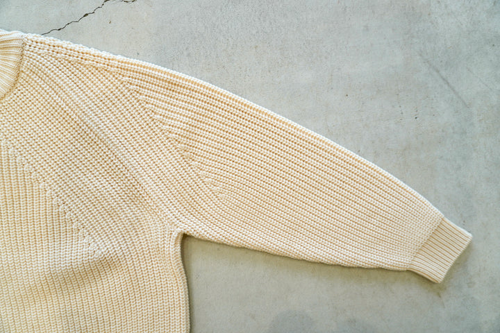 BATONER SIGNATURE CREW NECK ニット　アイボリー　S SIGNATURE CREW NECK セーター | BATONER