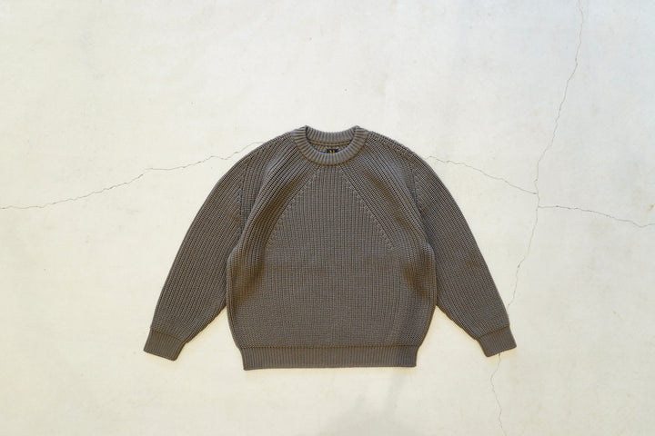 美品 ブラック 黒 BATONER シグネチャーニット　21aw BATONER（バトナー）の「シグネチャークルーネックニット