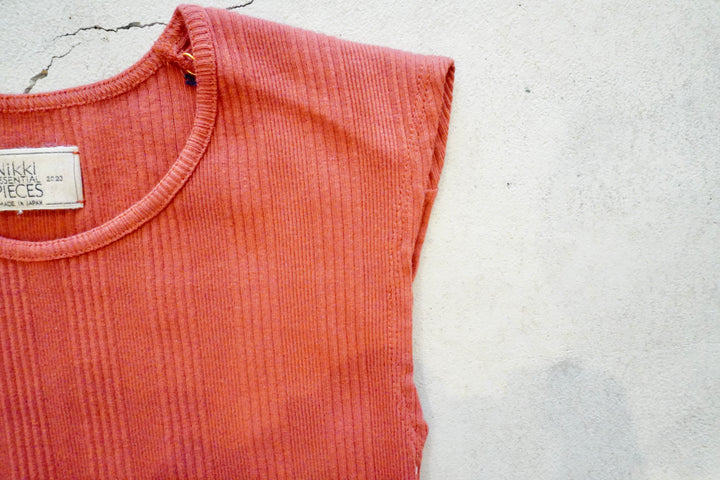 Nikki ESSENTIAL PIECES / Cotton Rib Sleeveless T-shirt – web-inter
