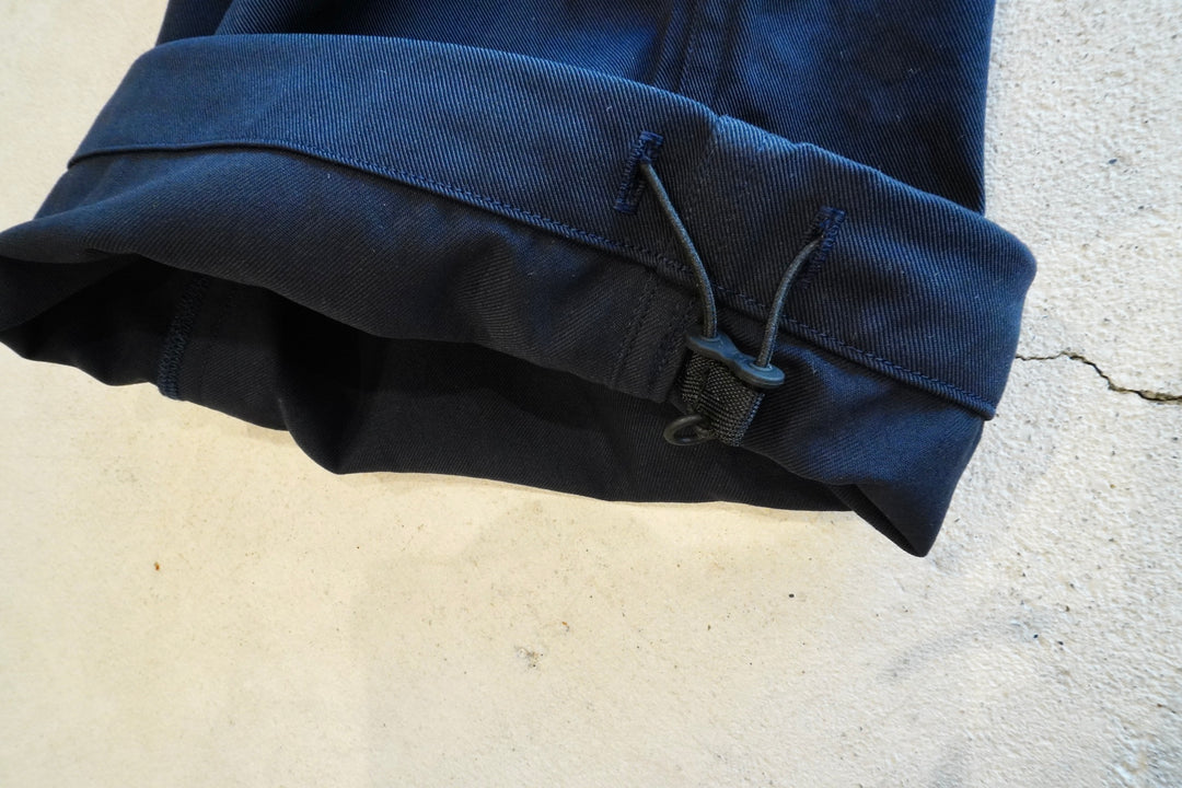 BE PREPARED / 2Tuck Nylon Gabardine Pants Midnight – web-inter