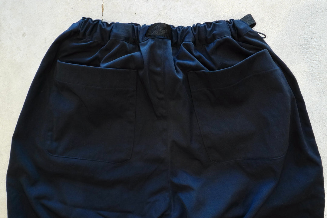 BE PREPARED / 2Tuck Nylon Gabardine Pants Midnight – web-inter