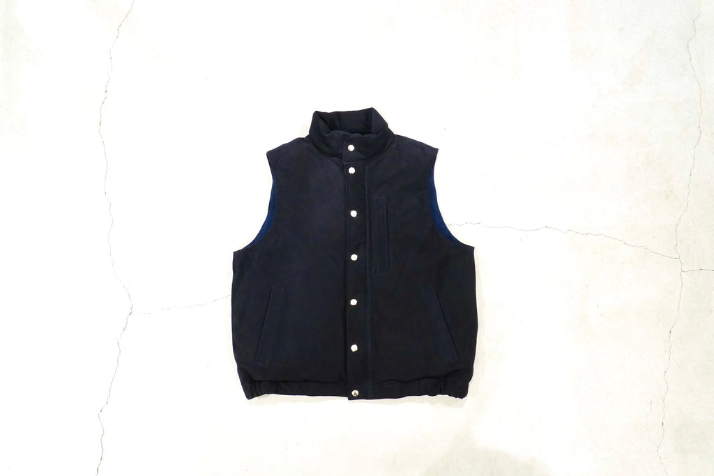 A.PRESSE / Suede Down Vest – web-inter