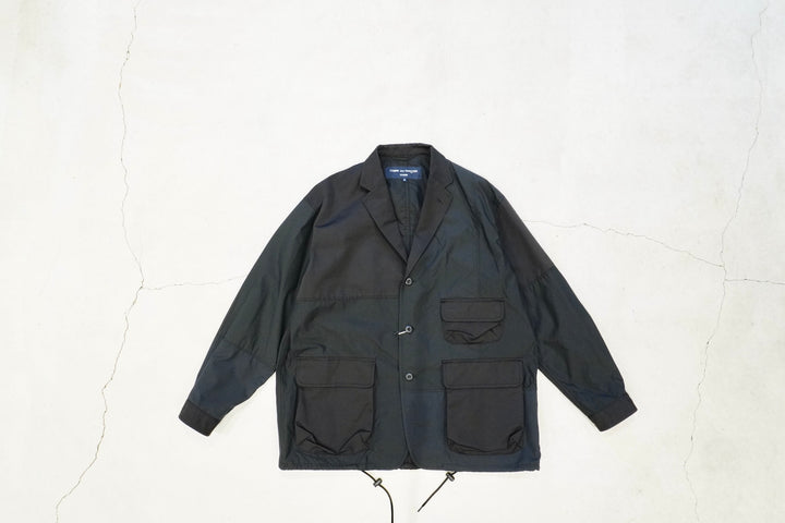 COMME des GARCONS HOMME / 綿ナイロンクロス×多素材MIX パッチワーク ジャケット – web-inter