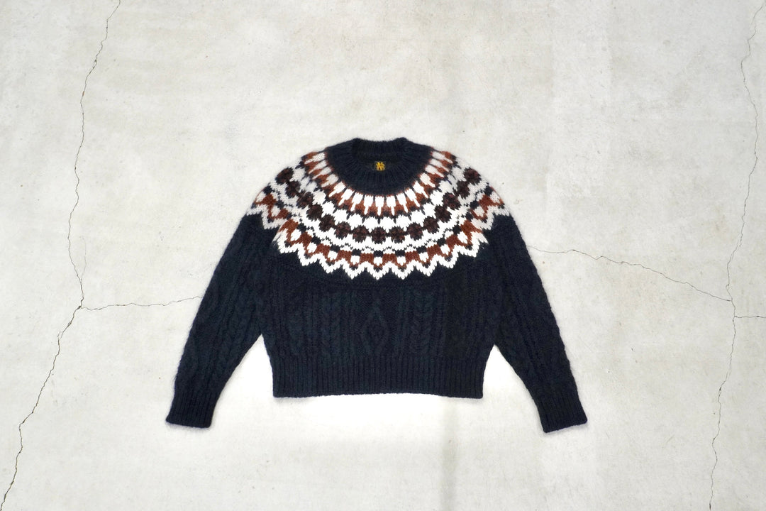 SALE<20%OFF>BATONER (women's) / MOHAIR NORDIC CREW