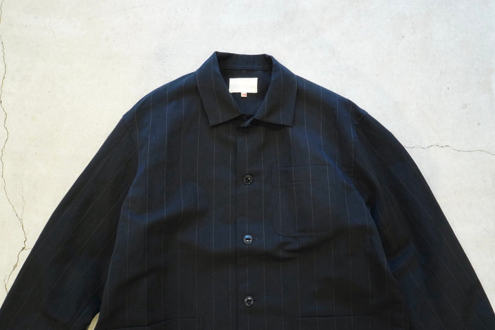 YOKO SAKAMOTO オープンカラー ワークシャツ ジャケット L. YOKO SAKAMOTO】 YOKO SAKAMOTO定番のオープンカラーシャツをYS