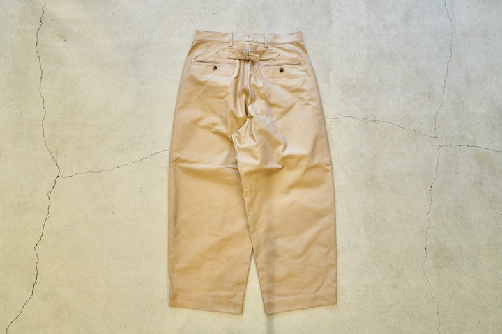 COMME DES GARCONS HOMME / 綿アーミーサージ パンツ COMME des GARCONS HOMME 綿アーミーサージパンツ（黒
