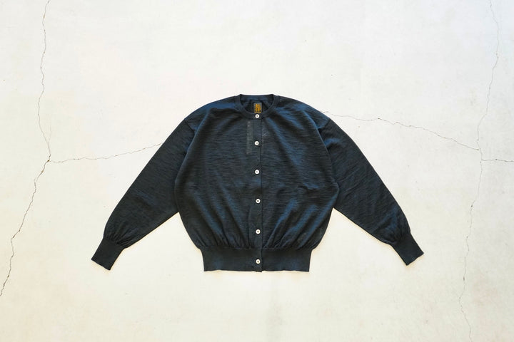 BATONER CHOMA CREW NECK CARDIGAN グレーブルー BATONER｜MATERIAL