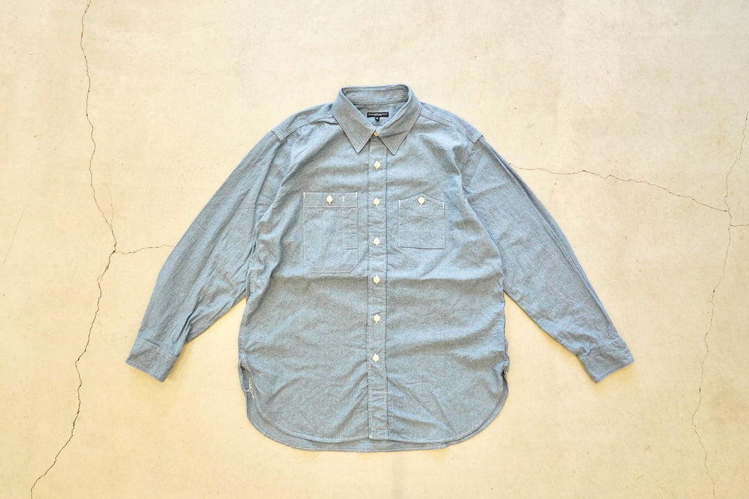 Engineered Garments /Work Shirt - 4.5oz Cotton Chambray