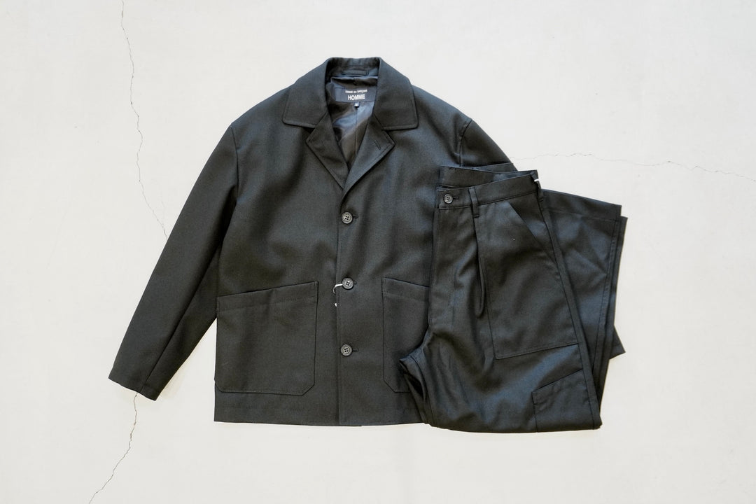 COMME des GARCONS HOMME / WOOL SARGE BAKER PANTS – web-inter