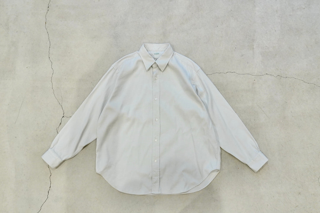 A.PRESSE / Double Weave Twill Regular Collar Shirt – web-inter