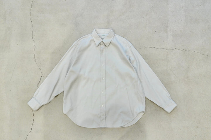 A.PRESSE / Double Weave Twill Regular Collar Shirt – web-inter