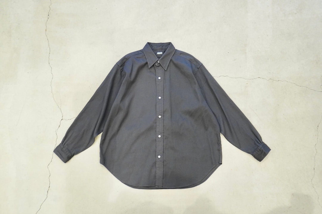 A.PRESSE / Double Weave Twill Regular Collar Shirt – web-inter