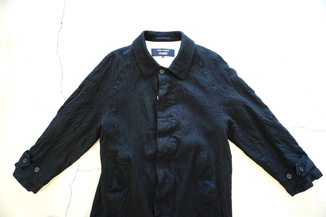 COMME des GARCONS HOMME / ウールサージ 製品縮絨 コート – web-inter