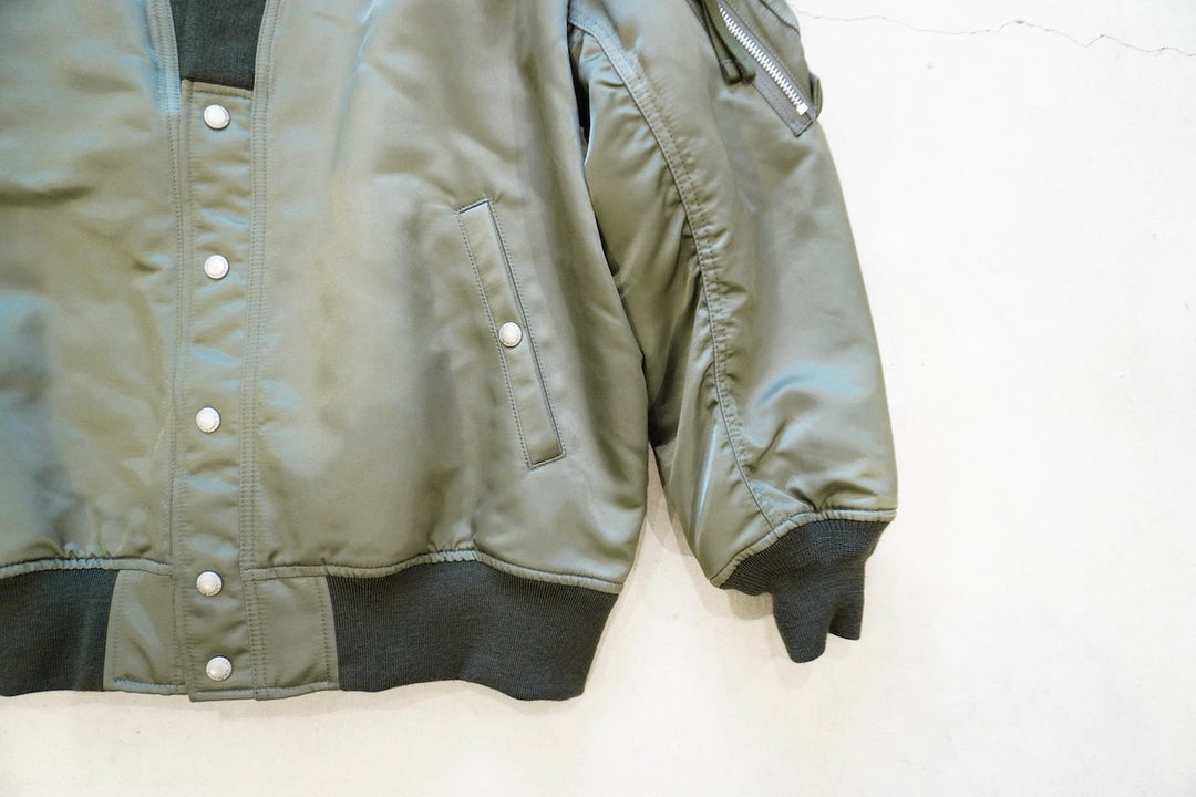 COMME des GARCONS HOMME / 綿ナイロンダブルツイル ノーカラー