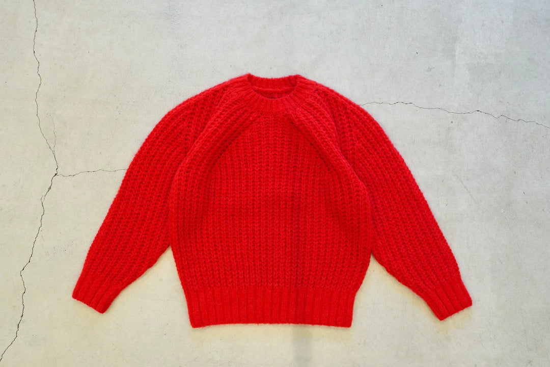 【新品未使用】BATONER CHUNKYFLUFFY シグネチャークルーネック 30%OFF】(bn-25fl-064)/ BATONER(バトナー) / CHUNKY FLUFFY SIGNATURE