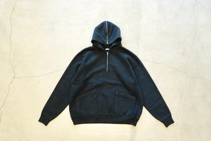 A.PRESSE / Vintage Sailor Hood Half Zip Sweatshirt – web-inter