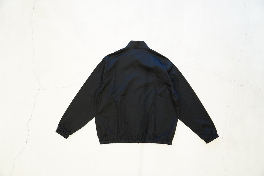 YOKO SAKAMOTO TRACK JACKET Mサイズ 26SS 黒 YOKO SAKAMOTO / TRACK JACKET-COTTON×CUPRO / 36G SUPER HIGH GAUGE