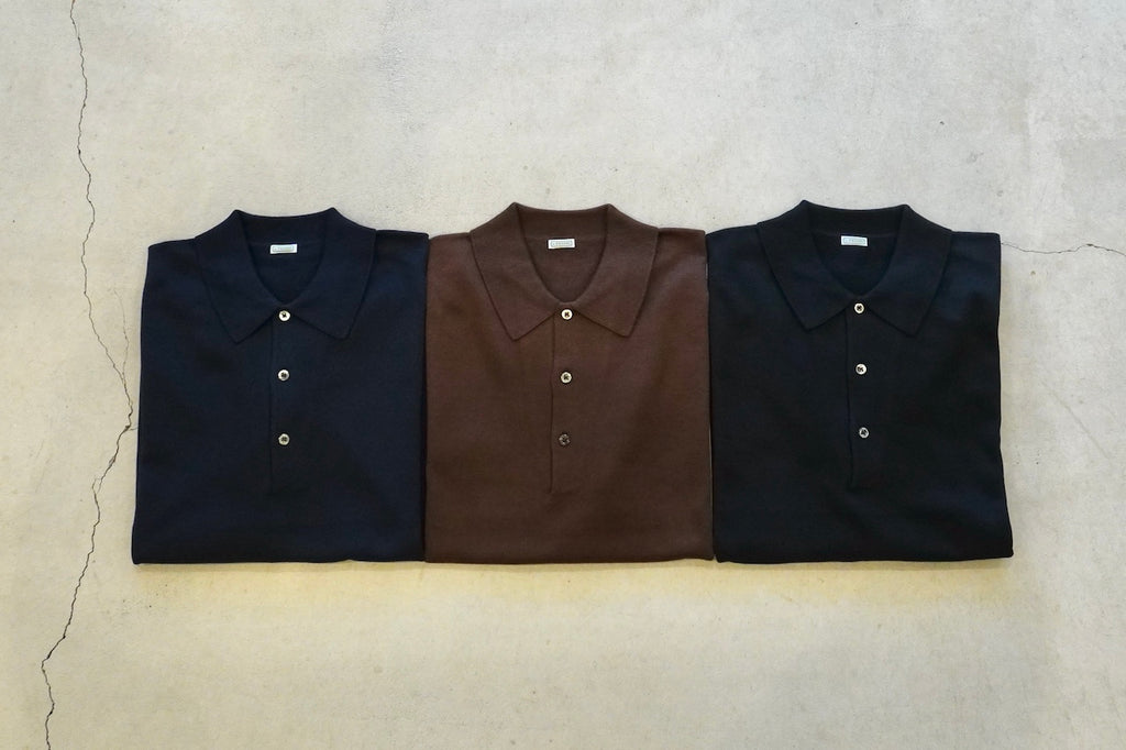 ぴーこ　A.PRESSE Knit Polo Shirts サイズ2 A.PRESSE 