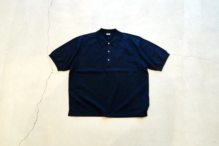 A.PRESSE / Cotton Knit S/S Polo Shirt – web-inter